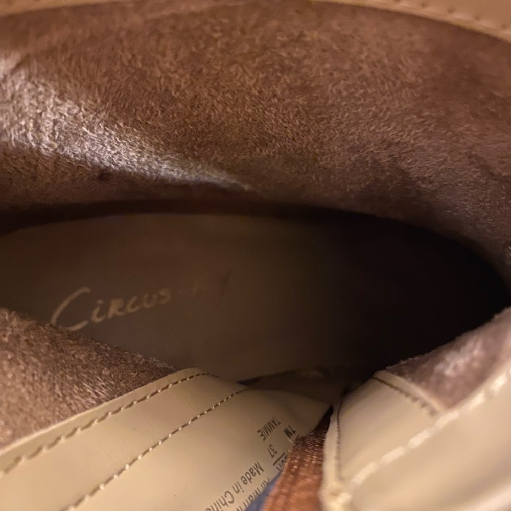 Sam Edelman Brown Croc-Embossed Ankle Boots - Picture 4 of 5